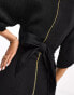 Фото #9 товара Closet London wrap tie midi dress in black