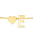 ფოტო #8 პროდუქტის Gold-Tone Letter Initial and Heart Bracelet