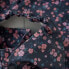 Regenjacke mit Blumen-Muster, blau & rosa, Gr. 98/104, 1 St