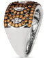 ფოტო #4 პროდუქტის Vanilla Diamond & Chocolate Diamond Ring (1-1/5 ct. t.w.) in Platinum