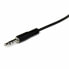 Фото #3 товара Удлинительный кабель Startech MU2MMFS (2 м) черный Jack (3.5 мм)