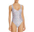 Faithfull the Brand 285697 Palais Printed One-Piece Swimsuit, Size US 4