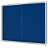 Фото #2 товара NOBO Premium Plus 18xA4 Sheets Interior Display Case Felt Surface With Sliding Door