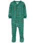 Baby 1-Piece Shark 100% Snug Fit Cotton Footie Pajamas 18M