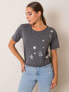 Фото #2 товара Женская футболка серая свободного кроя For Fitness