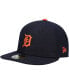 Фото #2 товара Men's Navy Detroit Tigers Authentic Collection On-Field Road Low Profile 59FIFTY Fitted Hat