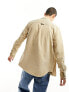 Фото #5 товара Calvin Klein Jeans regular fit corduroy shirt in beige