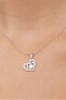 Фото #2 товара Gentle heart pendant with crystals 249 001 00556 07
