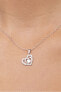 Gentle heart pendant with crystals 249 001 00556 07