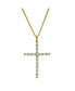 ფოტო #1 პროდუქტის Kings Cross II Natural Round Cut Diamond Pendant (1.01 cttw) in 14k Yellow Gold for Women & Men