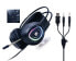 Фото #2 товара Gembird GGS-UMGL4-01-HU - USB - Scissor key switch - LED - Black - Mouse included