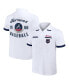 Фото #1 товара Men's Darius Rucker Collection by White Atlanta Braves Bowling Button-Up Shirt