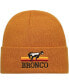 Фото #1 товара Men's Brown Bronco Bronco Cuffed Knit Hat
