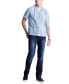 ფოტო #5 პროდუქტის Men's Sinap Striped Short Sleeve Button-Front Camp Shirt