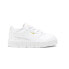 Фото #1 товара Puma Cali Court Leather Perforated Platform Toddler Girls White Sneakers Casual