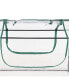 Фото #5 товара Galvanized Steel Raised Bed with Greenhouse - Clear - 4 ft x 2 ft