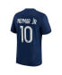 Фото #2 товара Men's Neymar Jr. Blue Paris Saint-Germain 2022/23 Home Authentic Player Jersey