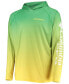 ფოტო #3 პროდუქტის Men's Green Oregon Ducks Terminal Tackle Omni-Shade UPF 50 Long Sleeve Hooded Long Sleeve T-shirt