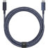 Фото #1 товара Native Union Belt USB-C auf USB-C Kabel"Blau USB-C auf USB-C 2,4m