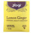 Фото #3 товара Yogi Tea, лимон и имбирь, без кофеина, 16 чайных пакетиков, 36 г (1,27 унции)