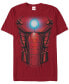 ფოტო #1 პროდუქტის Marvel Men's Comic Collection Iron Mans Suit Upgraded Short Sleeve T-Shirt