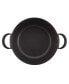 Фото #2 товара Symmetry Hard-Anodized Nonstick Induction Casserole Pan with Lid, 5.5-Quart, Black