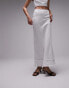 Фото #6 товара Topshop co-ord linen maxi skirt in ivory