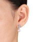 ფოტო #2 პროდუქტის Cultured Freshwater Pearl (9mm) & Multi-Gemstone (4-3/4 ct. t.w.) Drop Earrings in 18k Gold-Plated Sterling Silver