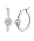 ფოტო #1 პროდუქტის Pave Paw Hoop Earring