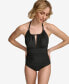 ფოტო #5 პროდუქტის Women's Keyhole-Neck One-Piece Swimsuit
