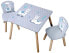 Фото #3 товара Kindertisch + 2 Stühle, grau mit Lamas