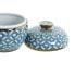 Фото #3 товара Китайская ваза Home ESPRIT Синий Позолоченный Алюминий Фарфор 15 x 15 x 15 cm