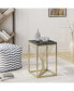 Фото #2 товара Arvid Modern Faux Marble Accent Table