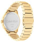 Фото #2 товара Часы Calvin Klein 3H Quartz Gold Tone Stainless Steel Watch 43mm