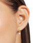 ფოტო #2 პროდუქტის Lab Grown Diamond Leverback Earrings (1/2 ct. t.w.) in Sterling Silver or 14K Gold-Plated Sterling Silver