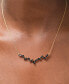 ფოტო #2 პროდუქტის Onyx Marquise 17" Collar Necklace in 14k Gold-Plated Sterling Silver