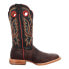 Фото #1 товара Durango Prca Collection Shrunken Bullhide Embroidery Square Toe Cowboy Mens Siz