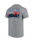 ფოტო #2 პროდუქტის Men's Gray Auburn Tigers Comfort Colors Campus Scenery T-shirt