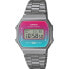 Фото #1 товара Часы и аксессуары Casio A168WERB-2AEF Unisex Watch - Серебристый, Кварц, Смола, 35 мм