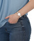 ფოტო #4 პროდუქტის Women's Swiss V-Dollar Two-Tone Bracelet Watch 37mm