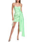 Фото #1 товара French Connection Florida Summer Strapless Mini Dress Women's Green 4