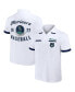 Фото #1 товара Men's Darius Rucker Collection By White Seattle Mariners Bowling Button-Up Shirt