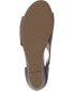 Фото #4 товара Women's Aretha Perforated Peep Toe Wedge Sandals