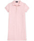 Big Girls Polo Pony Mesh Polo Dress Hint of Pink, L (12/14) - фото #1