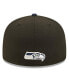 Фото #5 товара Men's Black and Navy Seattle Seahawks 2022 NFL Draft On Stage 59FIFTY Fitted Hat
