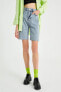 Фото #3 товара Джинсовые шорты женские Koton 2SAL40028MD Нормальная талия разноцветные
