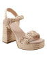 Фото #1 товара Women's Seclude Woven Platform Block Heel Dress Sandals