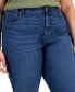 Фото #4 товара Plus Size Mid-Rise Curvy Capri Jeans, Created for Macy's