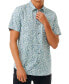 Фото #1 товара Men's Floral Reef Short Sleeve Shirt