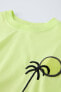 Embroidered palm tree t-shirt